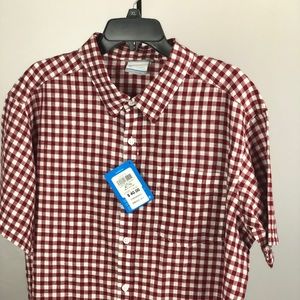 Columbia Stevens Village Mens Plaid Button Down XL
